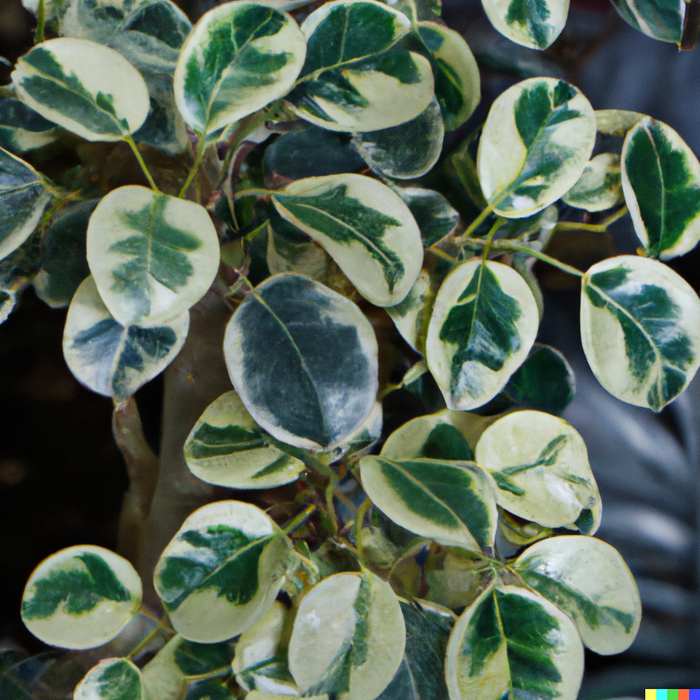 Add a Pop of Color to Your Space with the Variegata Ficus Compacta Plant