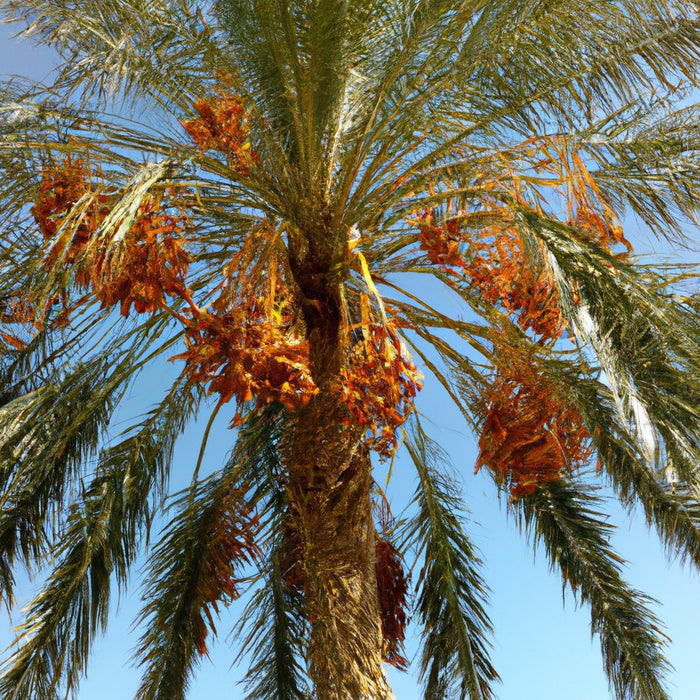 Fresh and Juicy Phoenix dactylifera Dates - A Delicious Treat from the Edible Date Palm Tree