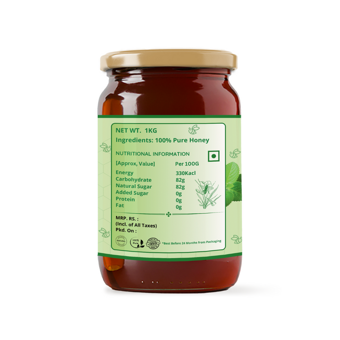 Ajwain Raw Forest Honey -Buy Pure Natural honey, 250Gm