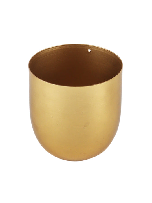 Gold Small Plating Planter (Set of 2)