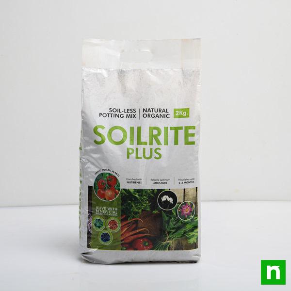 Soilrite Plus (Soil-less Potting Mix with Nutrients) - 2 kg